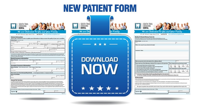 south trail crossing dental new patient form